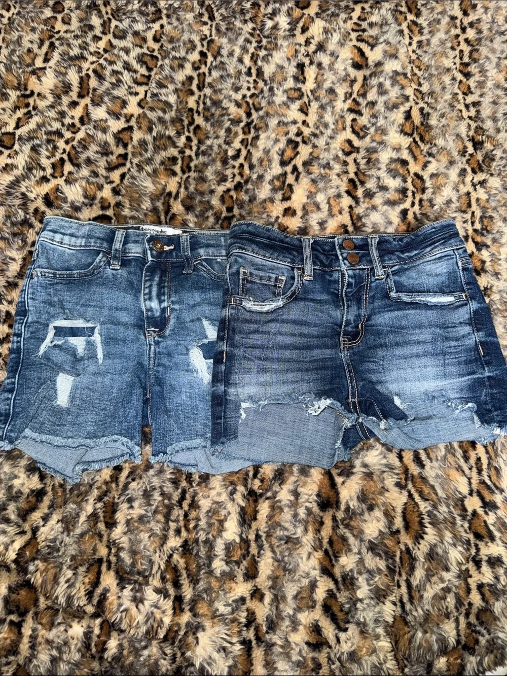Classic Distressed Denim girls shorts